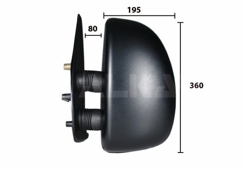 Alkar 9225921 outside mirror - alkar,